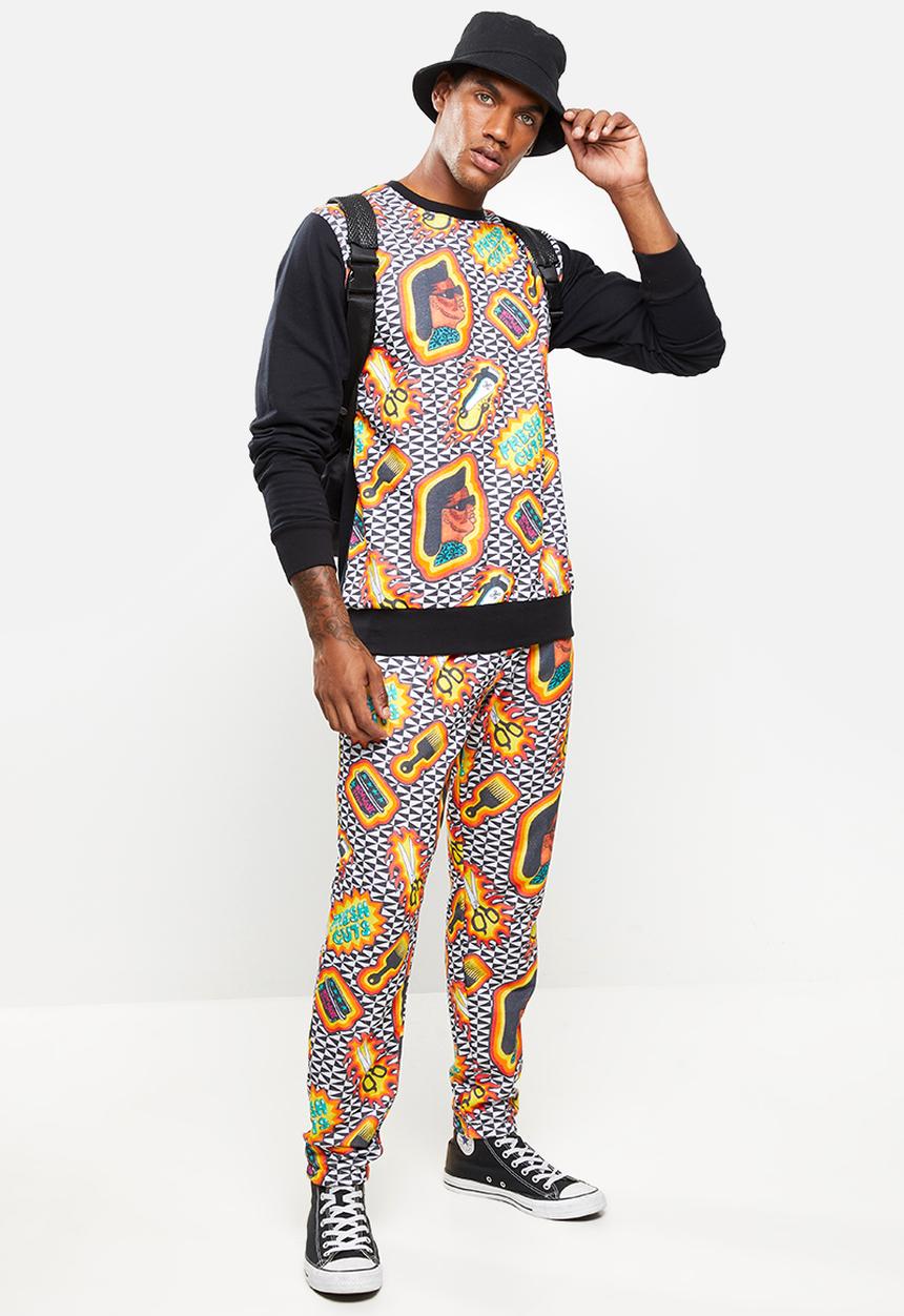 Holmes Bro's - Fresh cuts trackpant - black