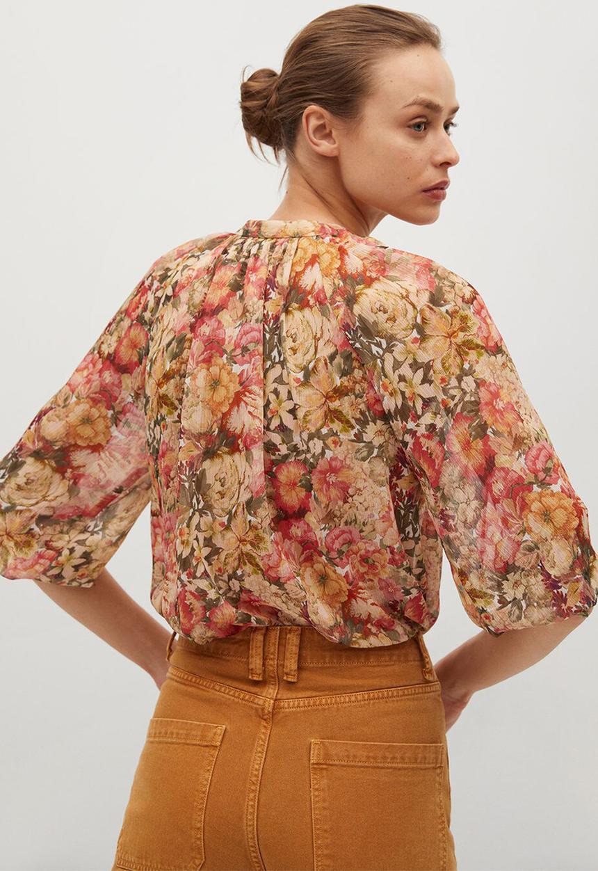 MANGO - Blouse pinkie - red