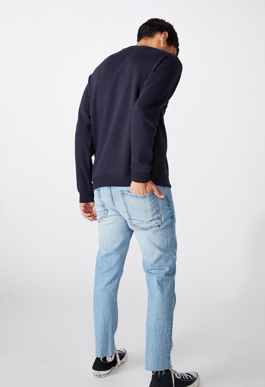 Cotton On - Essential crew fleece - navy
