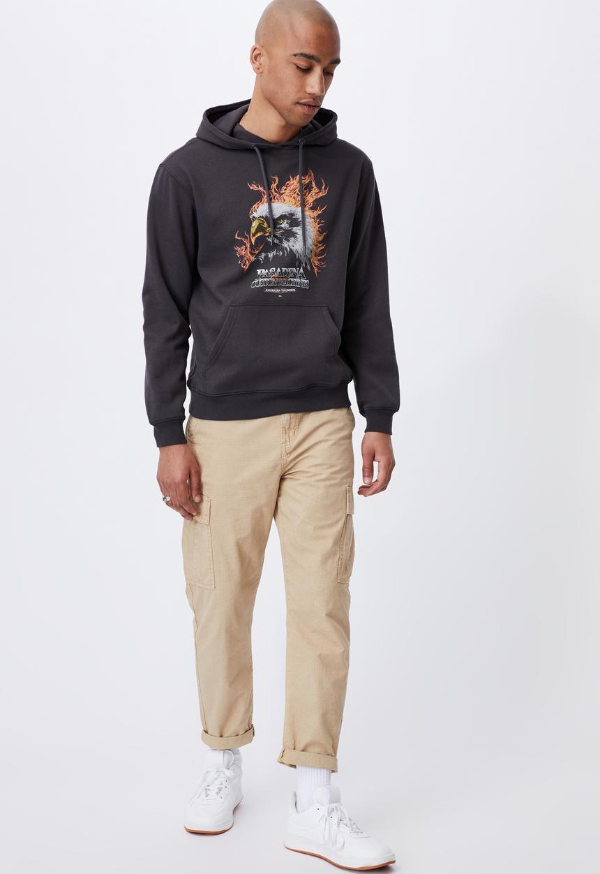 Cotton On - Graphic fleece pullover - grey