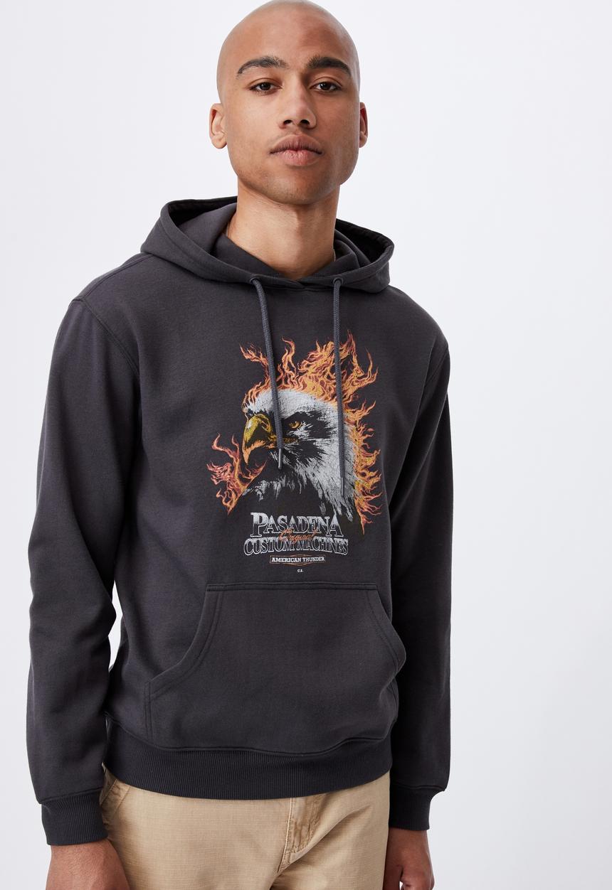 Cotton On - Graphic fleece pullover - grey