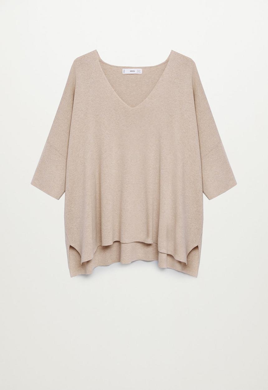 MANGO - Sweater guiroa - light brown