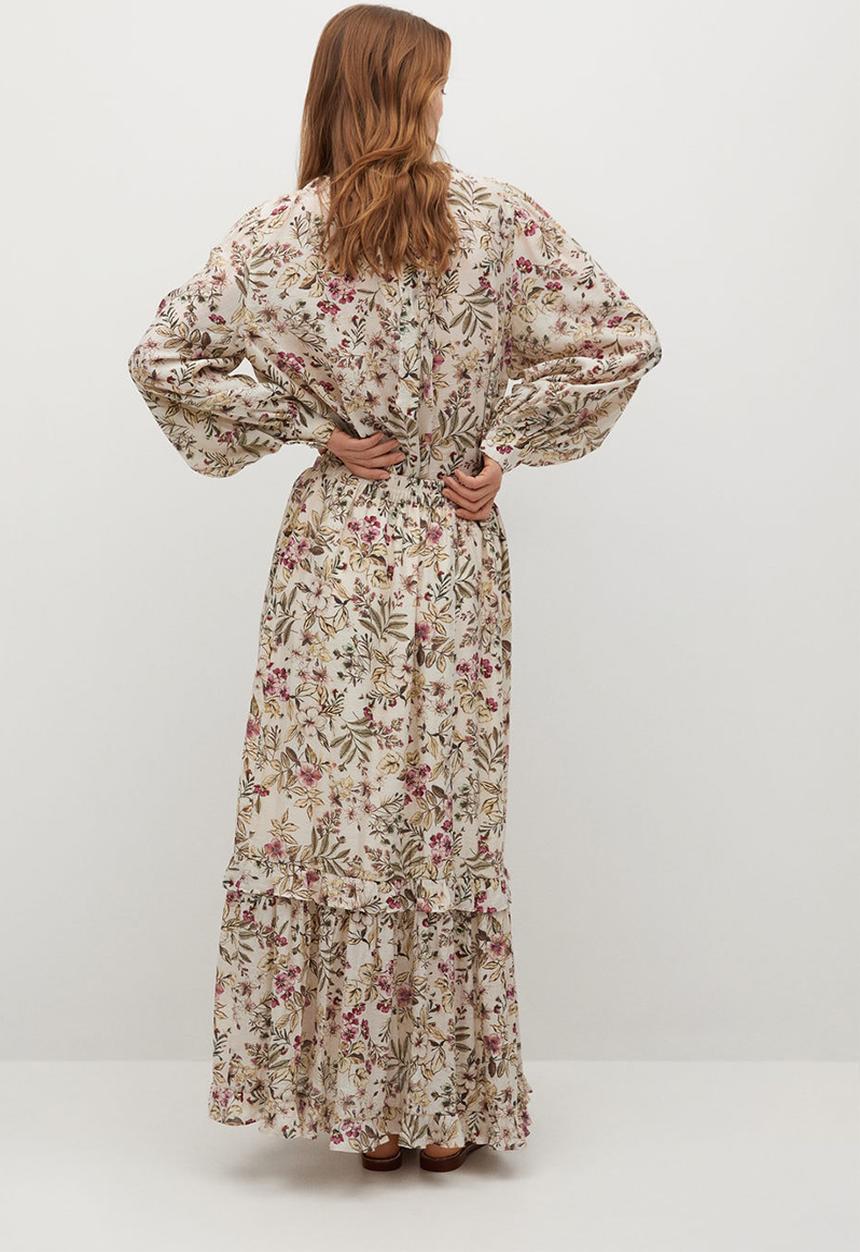MANGO - Skirt farm - light beige