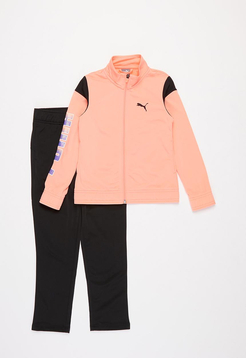 PUMA - Alpha tracksuit - apricot blush & black