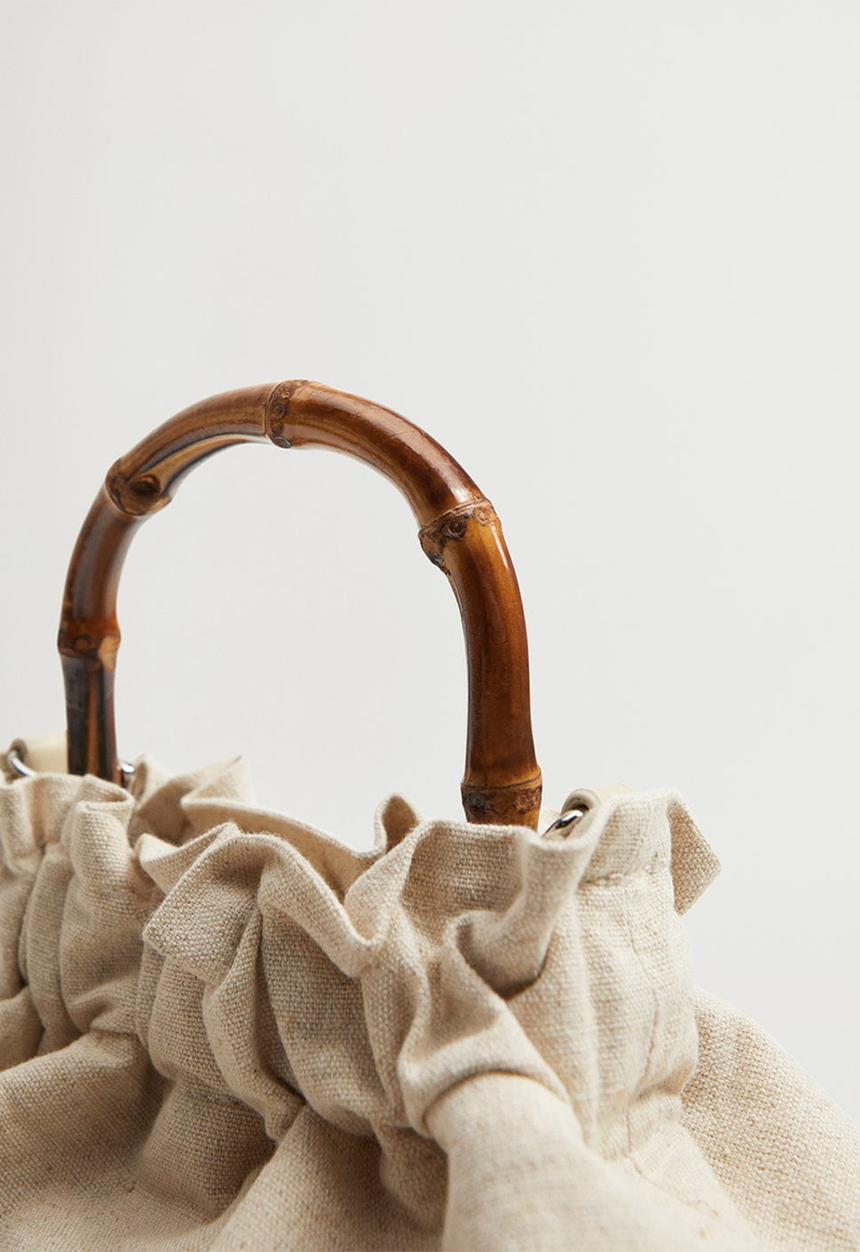 Violeta by Mango - Bambu bag - natural