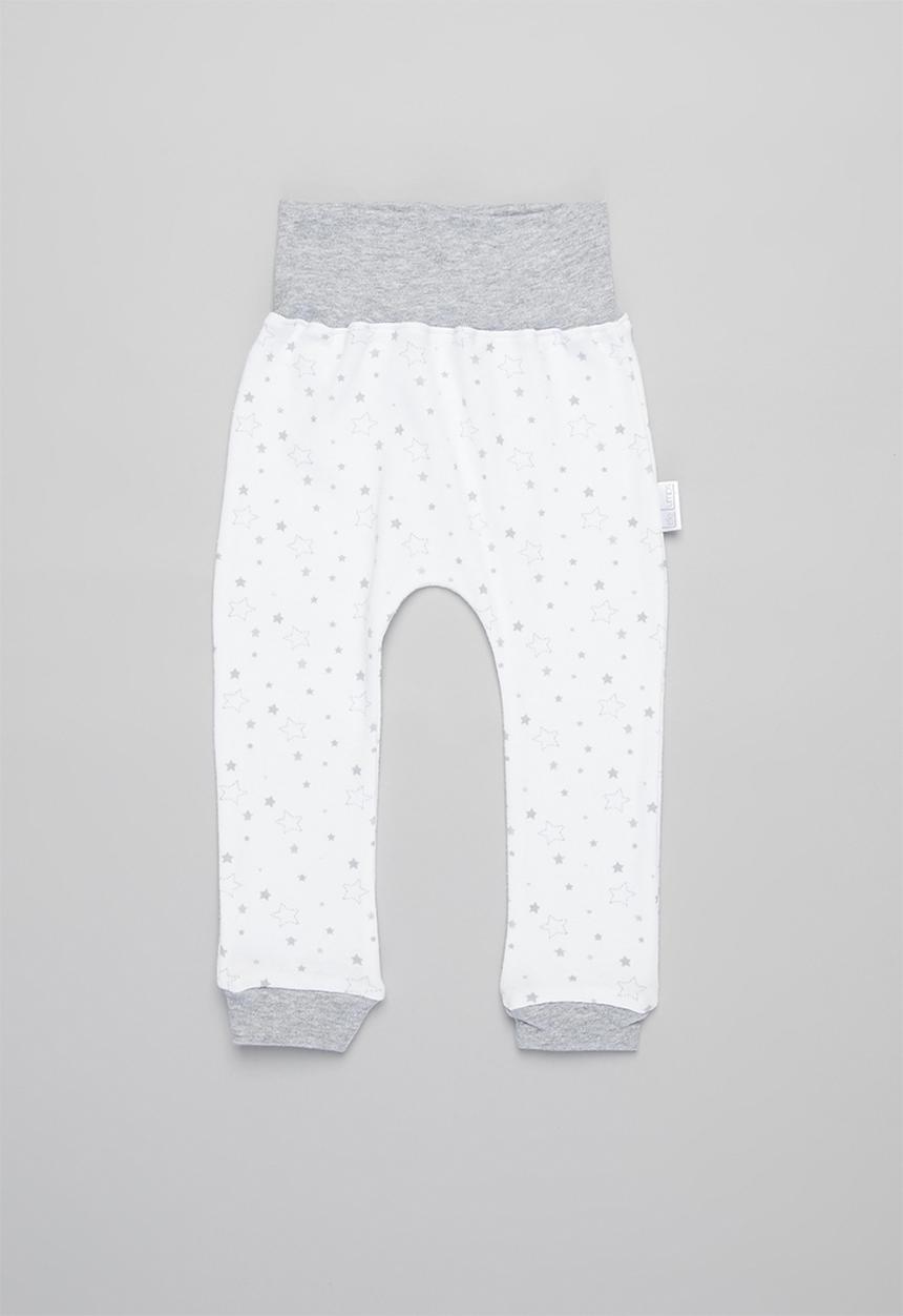Little Lumps - Ribbed leggings - grey & white 