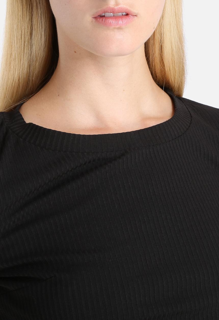 Glamorous - Ribbed Crop Tee