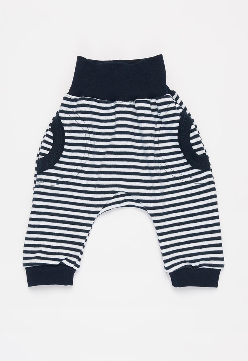 Little Lumps - Slouch pants - navy & white