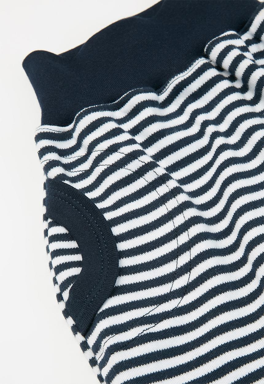 Little Lumps - Slouch pants - navy & white