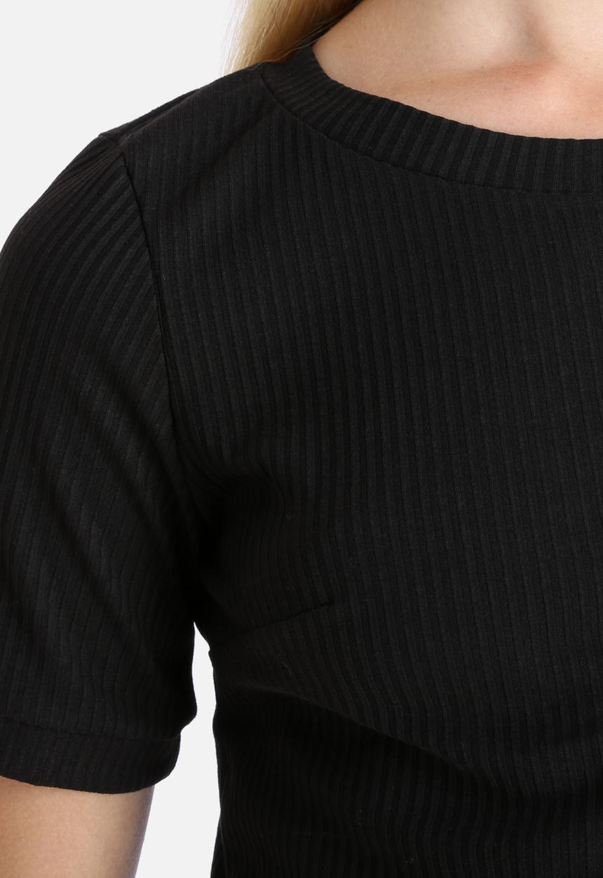Glamorous - Ribbed Crop Tee