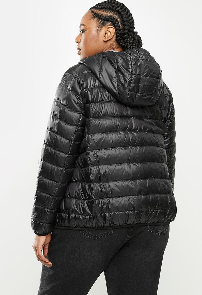 STYLE REPUBLIC PLUS - Long sleeve quilted puffer - black