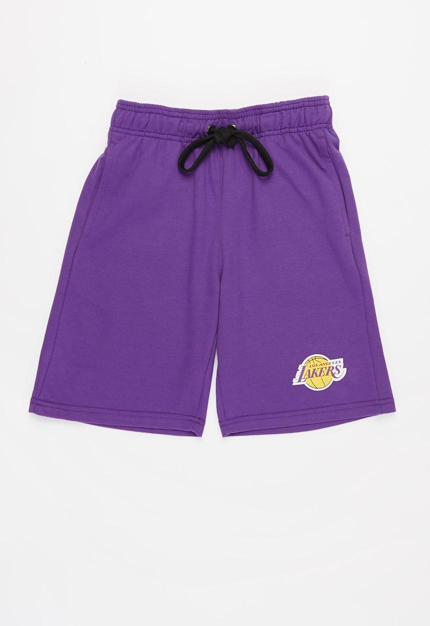 NBA - Lakers basketball retro shorts - purple