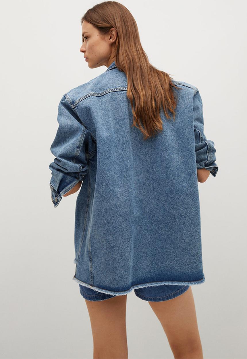 MANGO - Overshirt maia - blue