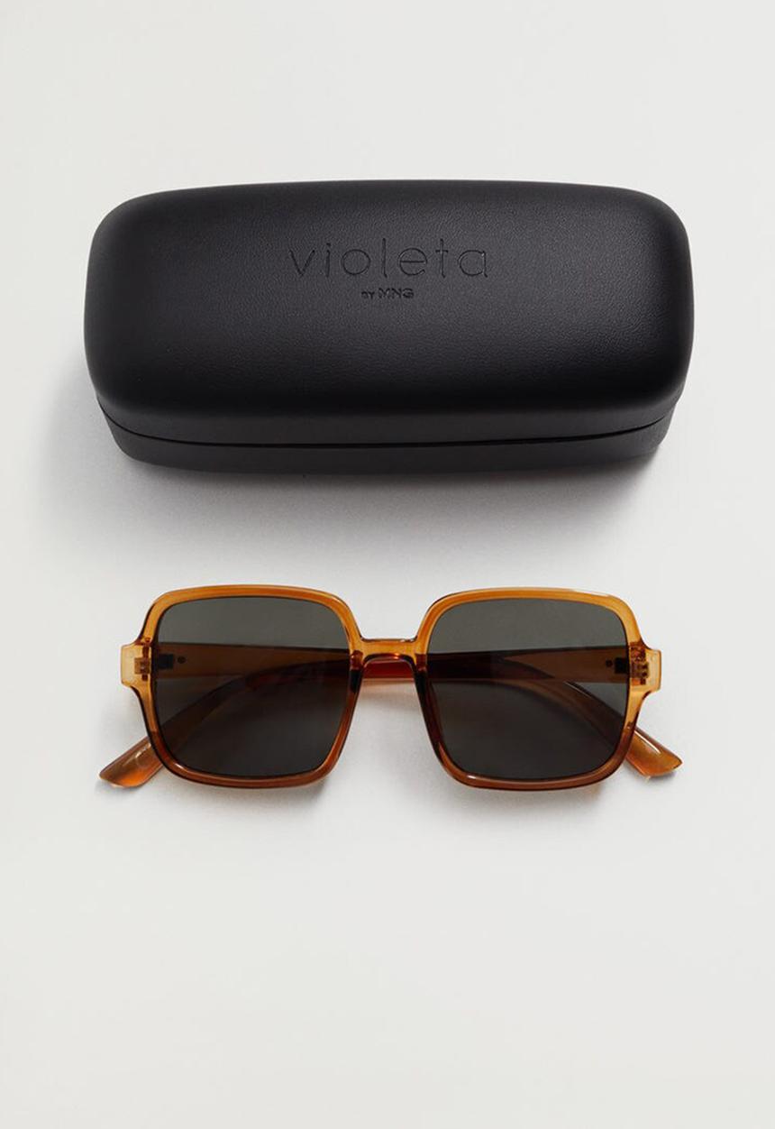 Violeta by Mango - Lucia sunglasses - light pastel/orange