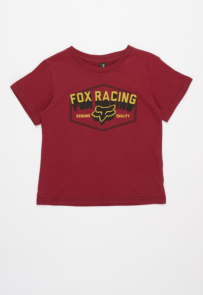 Fox - Foundation short sleeve tee - cranberry
