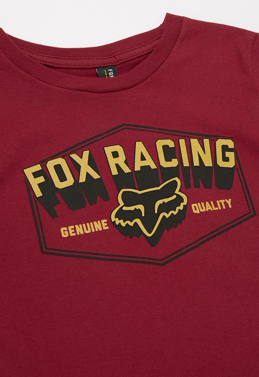Fox - Foundation short sleeve tee - cranberry