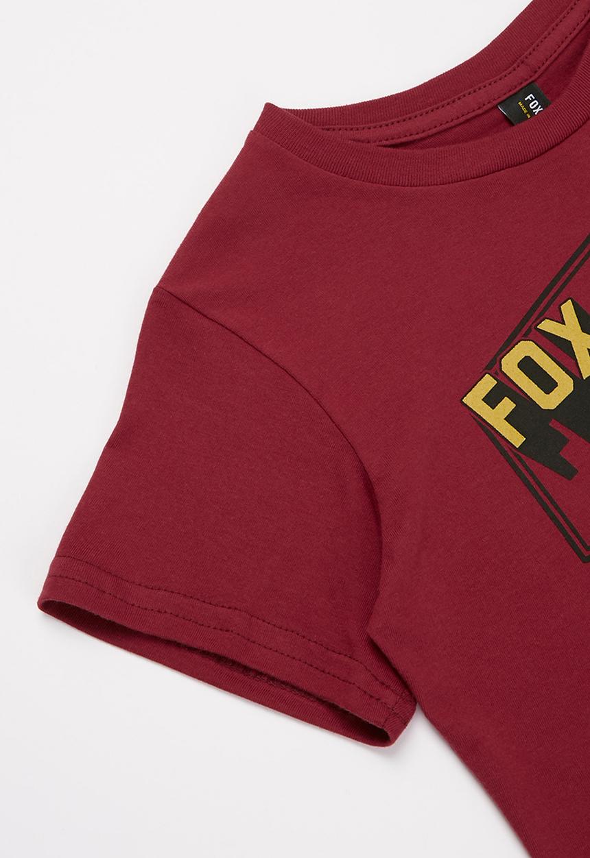 Fox - Foundation short sleeve tee - cranberry