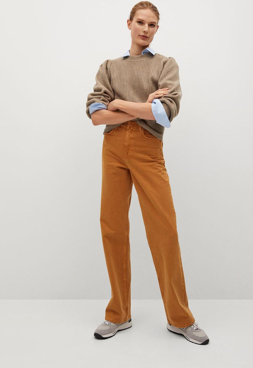 MANGO - Sweater maon - brown