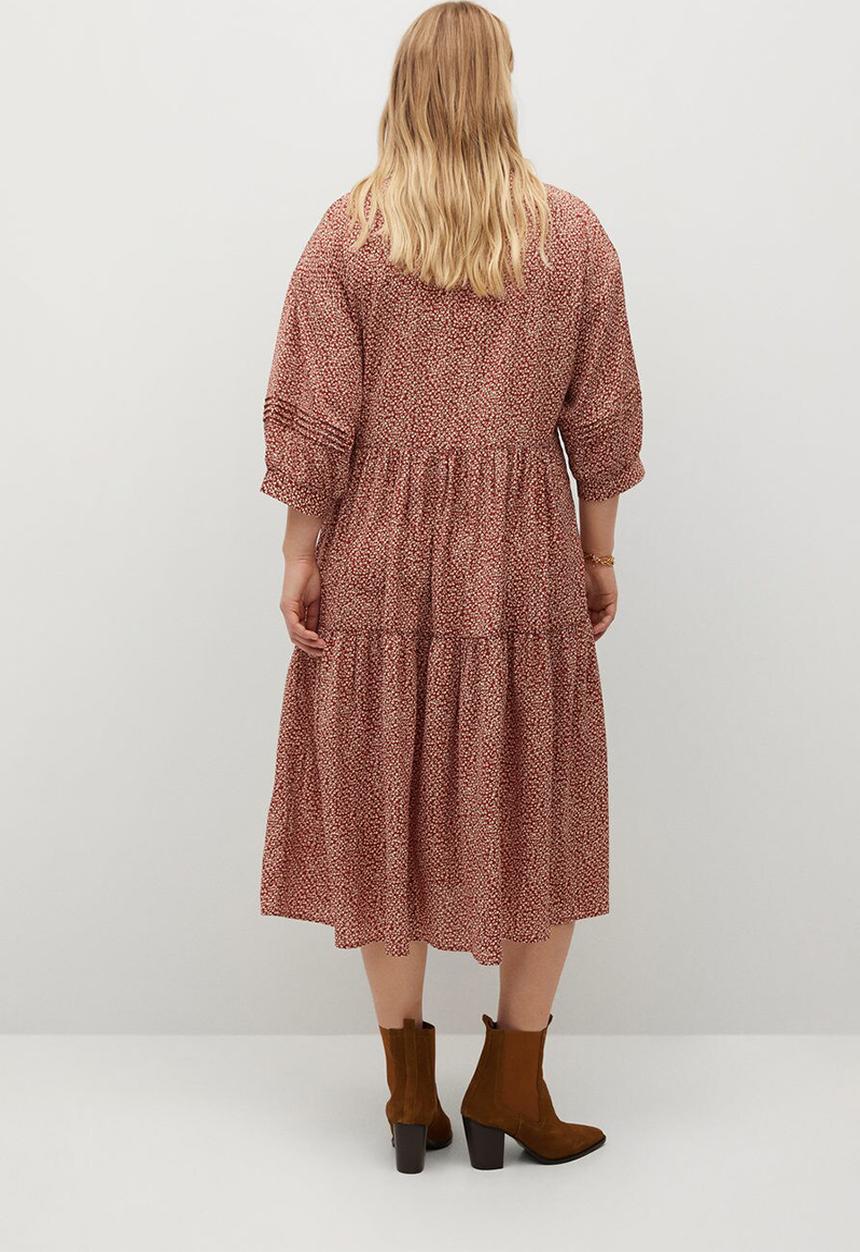 Violeta by Mango - Plus dress elsa - burnt orange