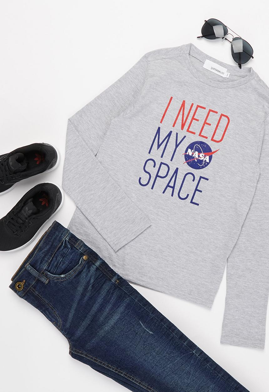 Superbalist - Nasa boys tee - grey