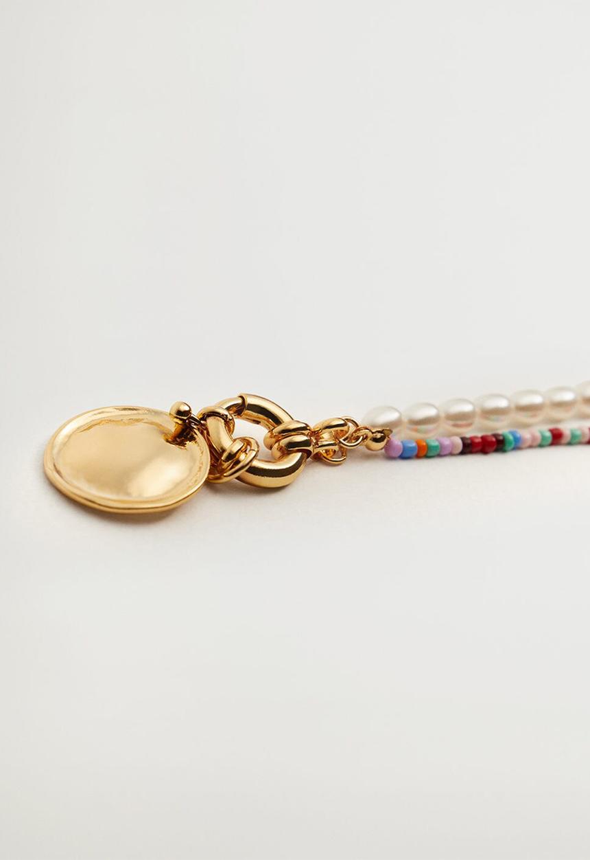 Violeta by Mango - Tulipan necklace - gold