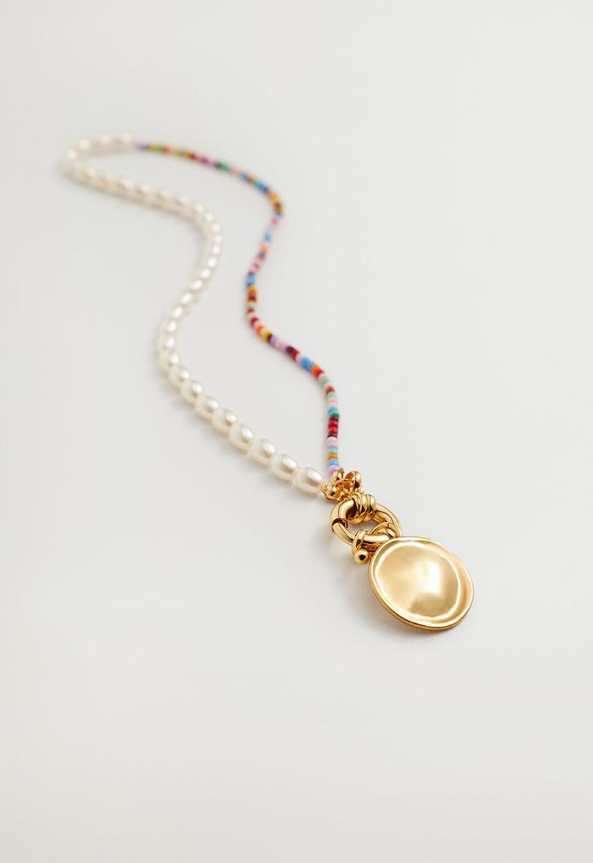 Violeta by Mango - Tulipan necklace - gold