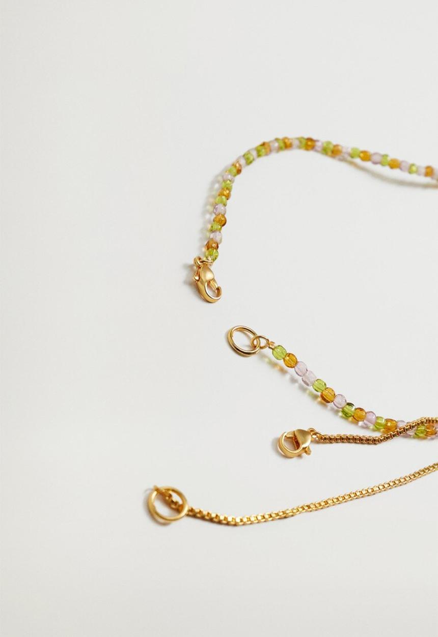 Violeta by Mango - Azalea necklace - gold