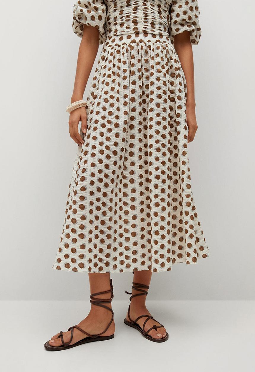 MANGO - Skirt elna - neutral