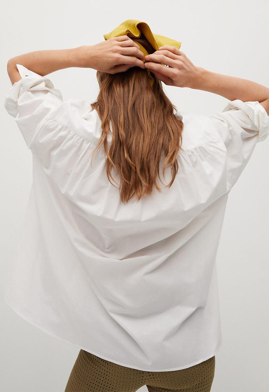 MANGO - Shirt valencia - white