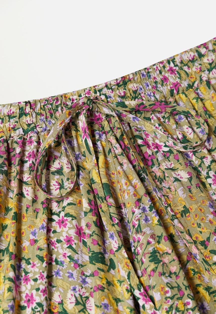 MANGO - Skirt palma - green