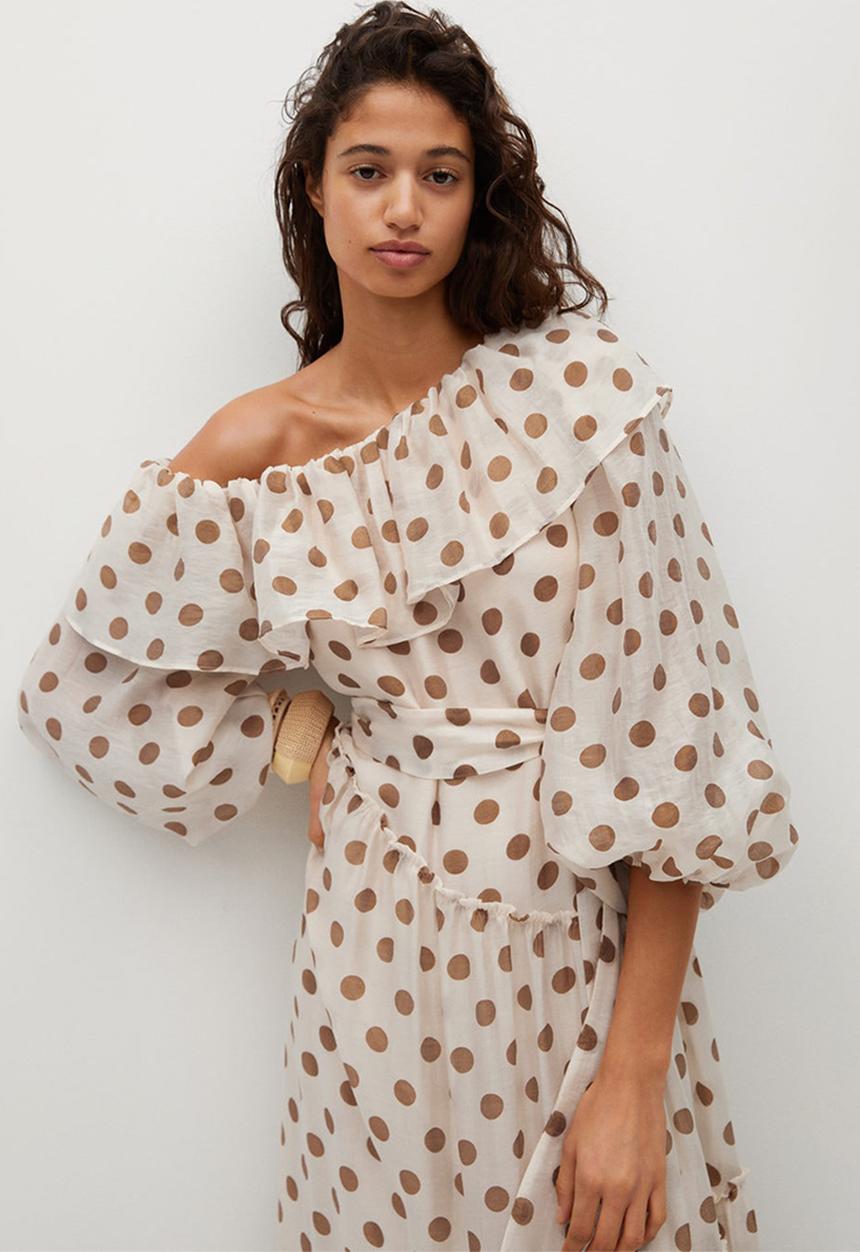 MANGO - Dress tuula - light beige