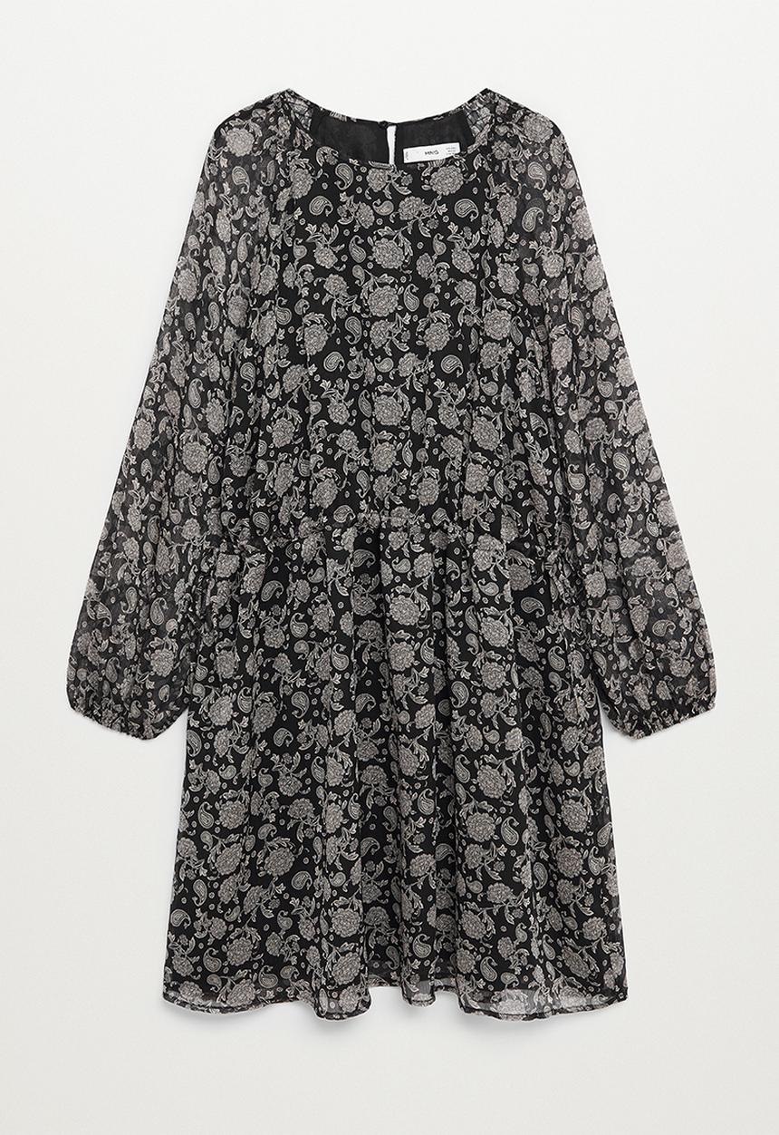 MANGO - Dress maura - black