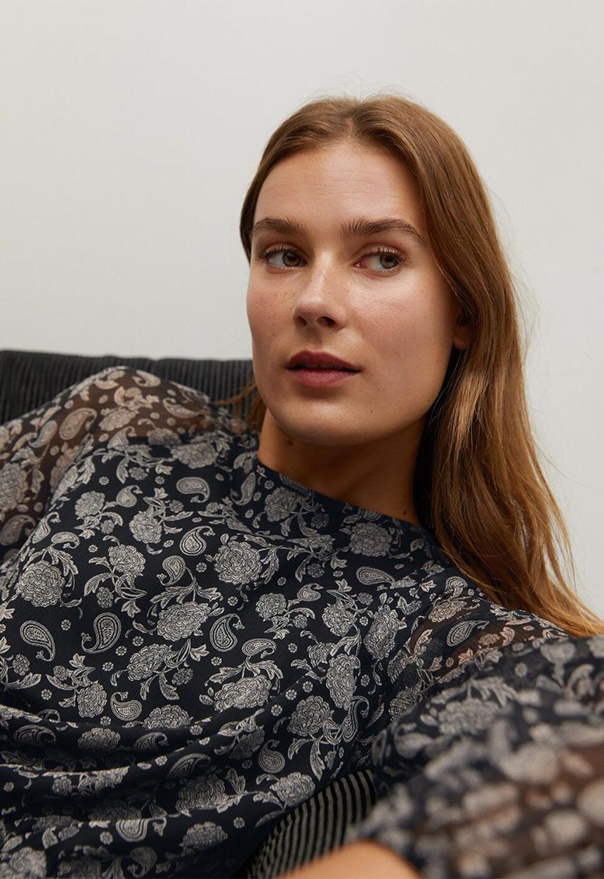 MANGO - Dress maura - black