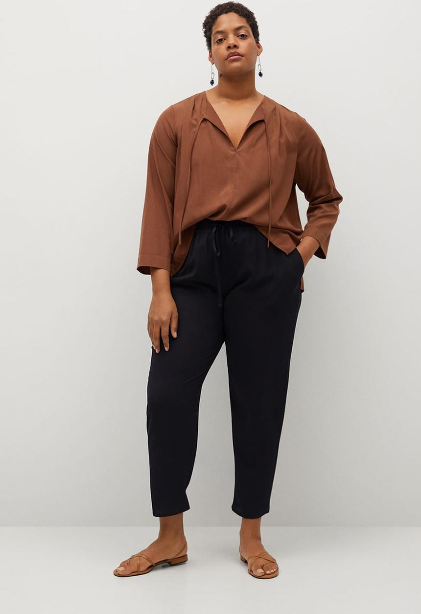 Violeta by Mango - Plus trousers waikiki7 - black