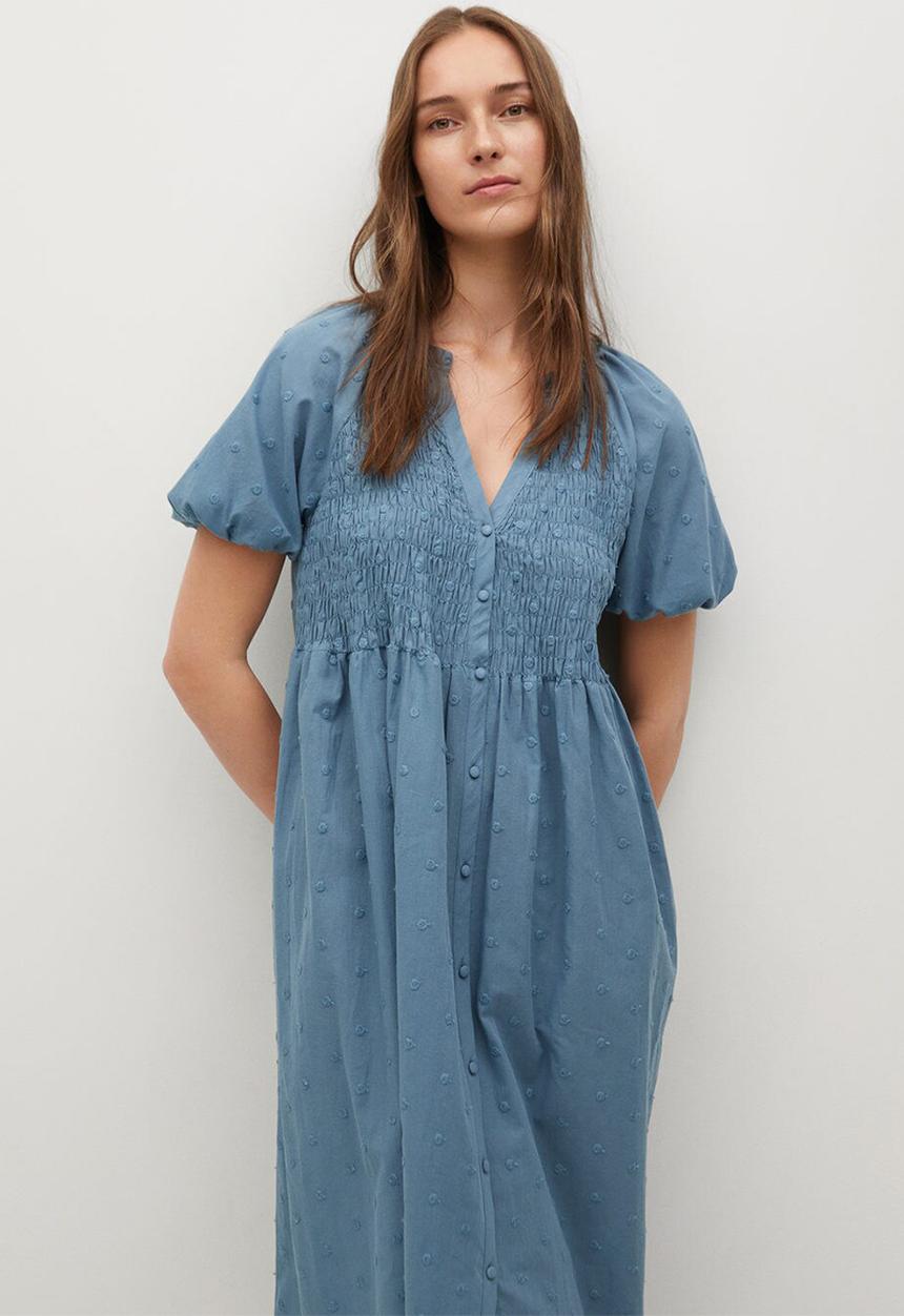 MANGO - Dress topu - blue