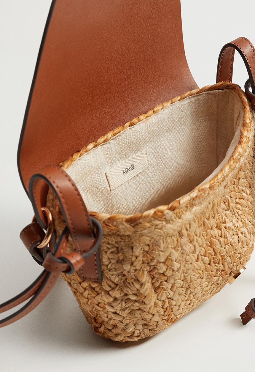 MANGO - Uriel bag - medium brown