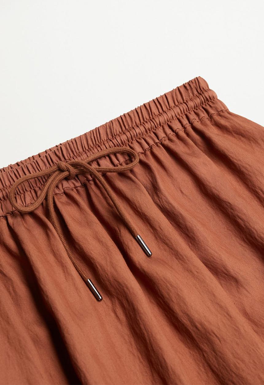 MANGO - Skirt bambu - burnt orange