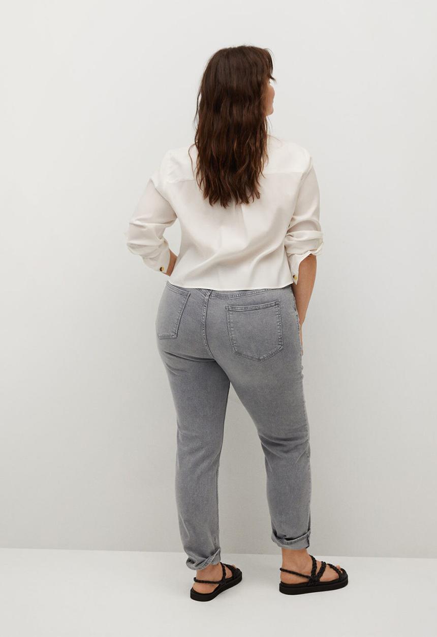 Violeta by Mango - Plus jeans lilly - grey