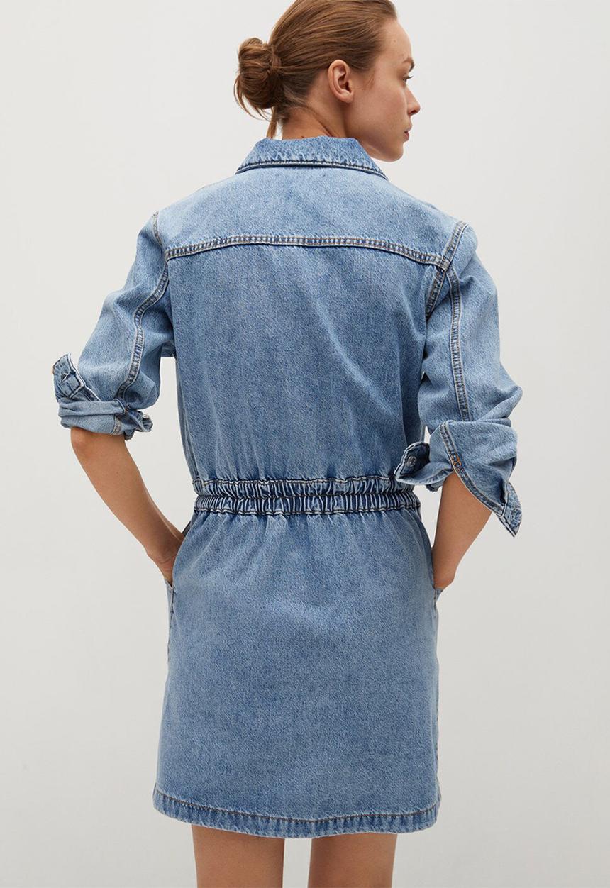 MANGO - Dress luna - blue