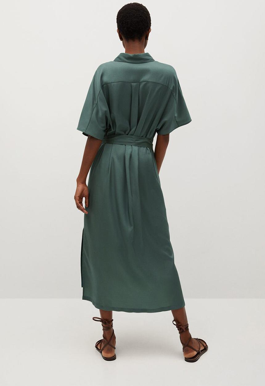 MANGO - Dress marita - green