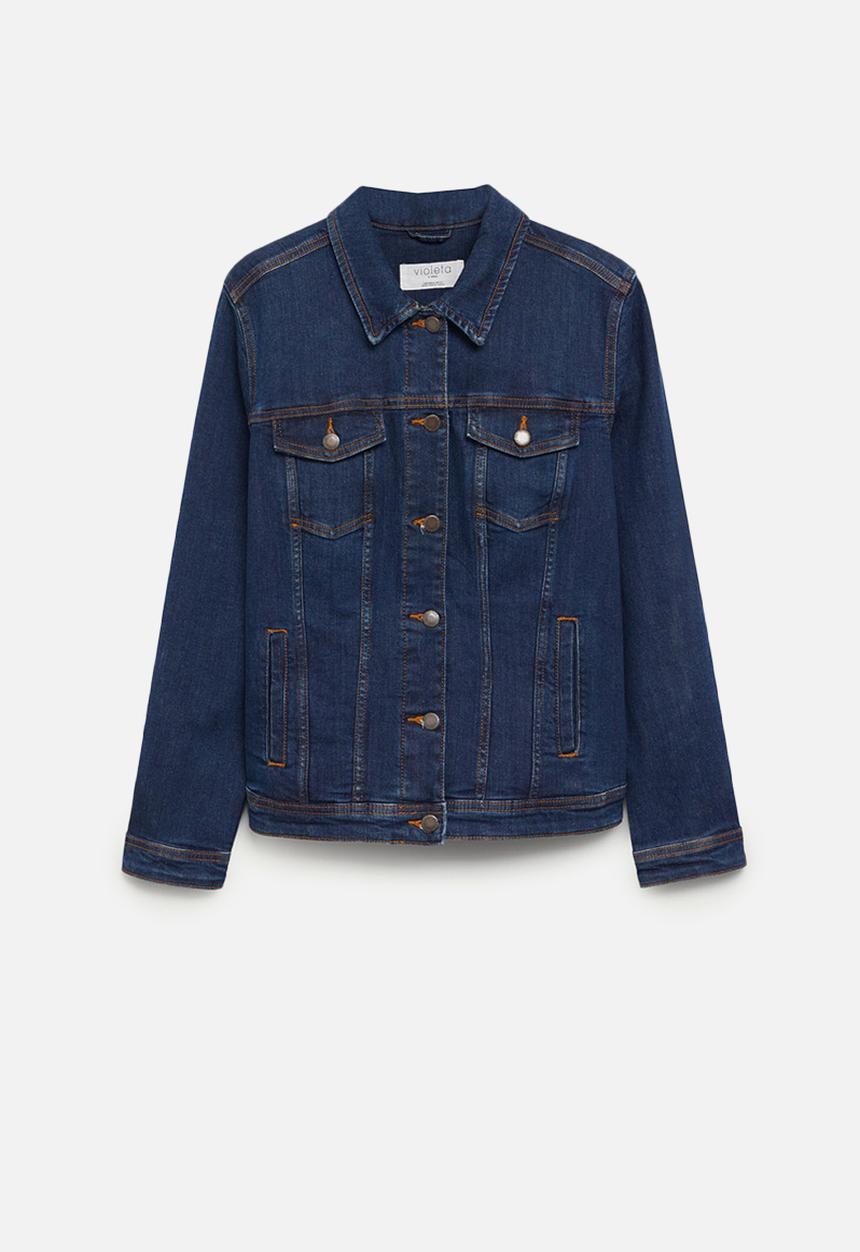 Violeta by Mango - Plus jacket sarah - dark blue 
