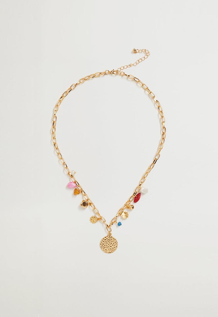 MANGO - Wallie necklace - gold