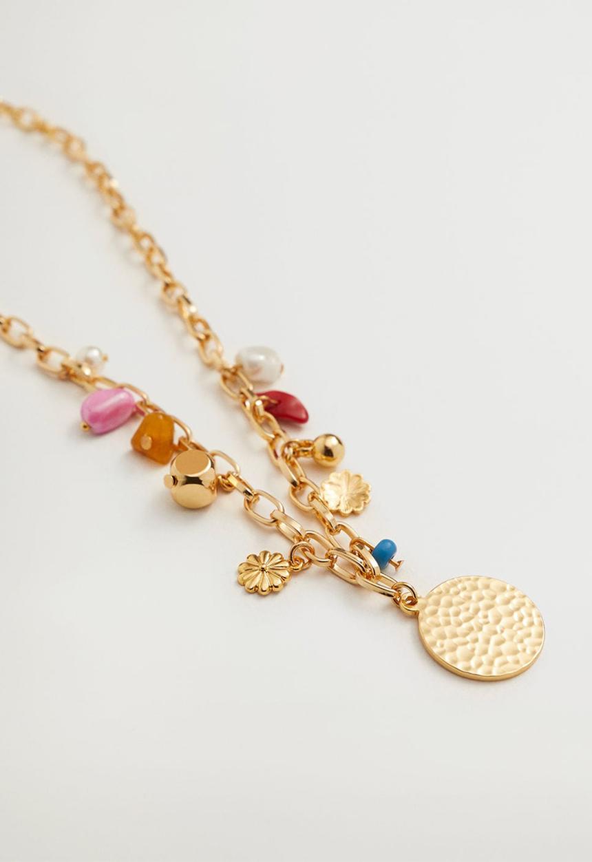 MANGO - Wallie necklace - gold