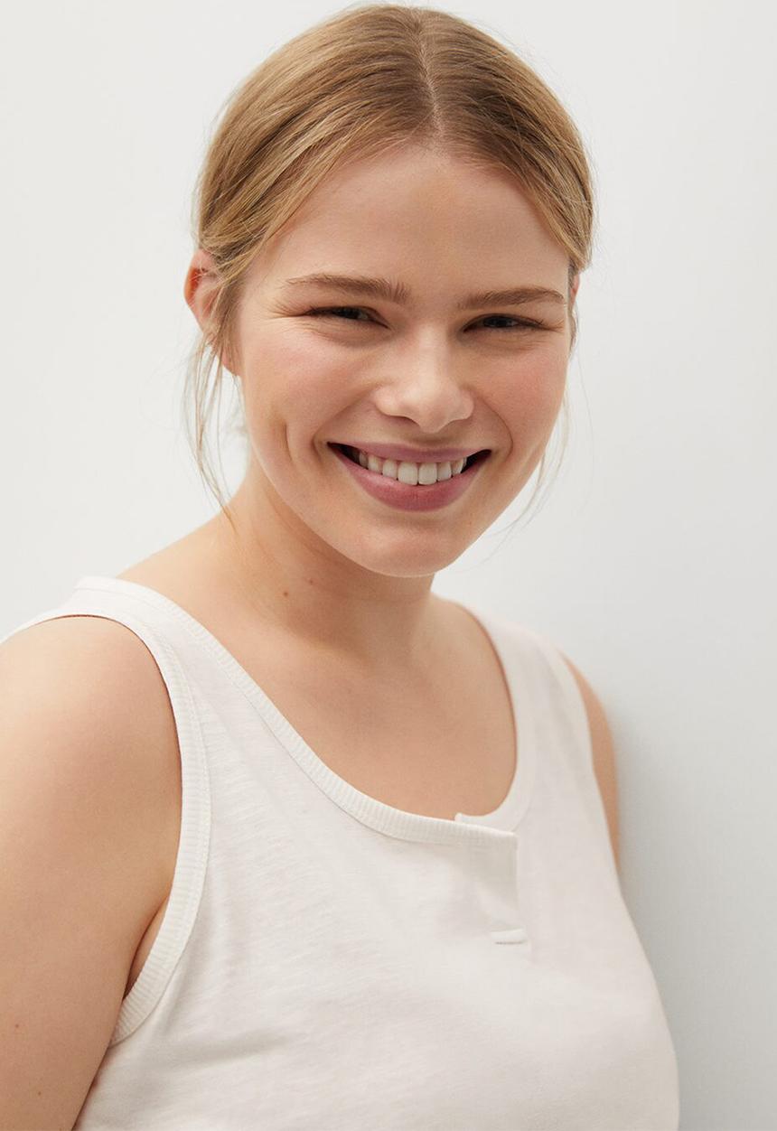 Violeta by Mango - Top yuzu8 - white