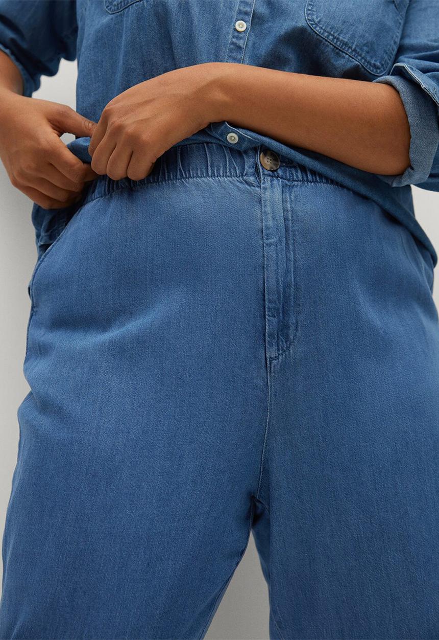 Violeta by Mango - Plus trousers nairobi - blue