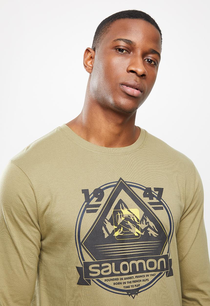 Salomon - Mountain long sleeve tee - brown