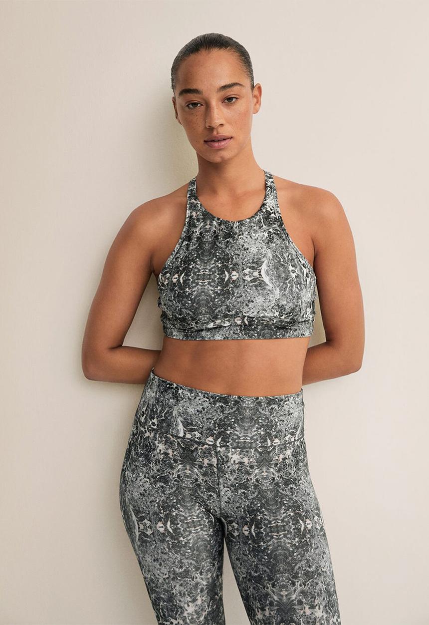MANGO - Leggings stone - charcoal