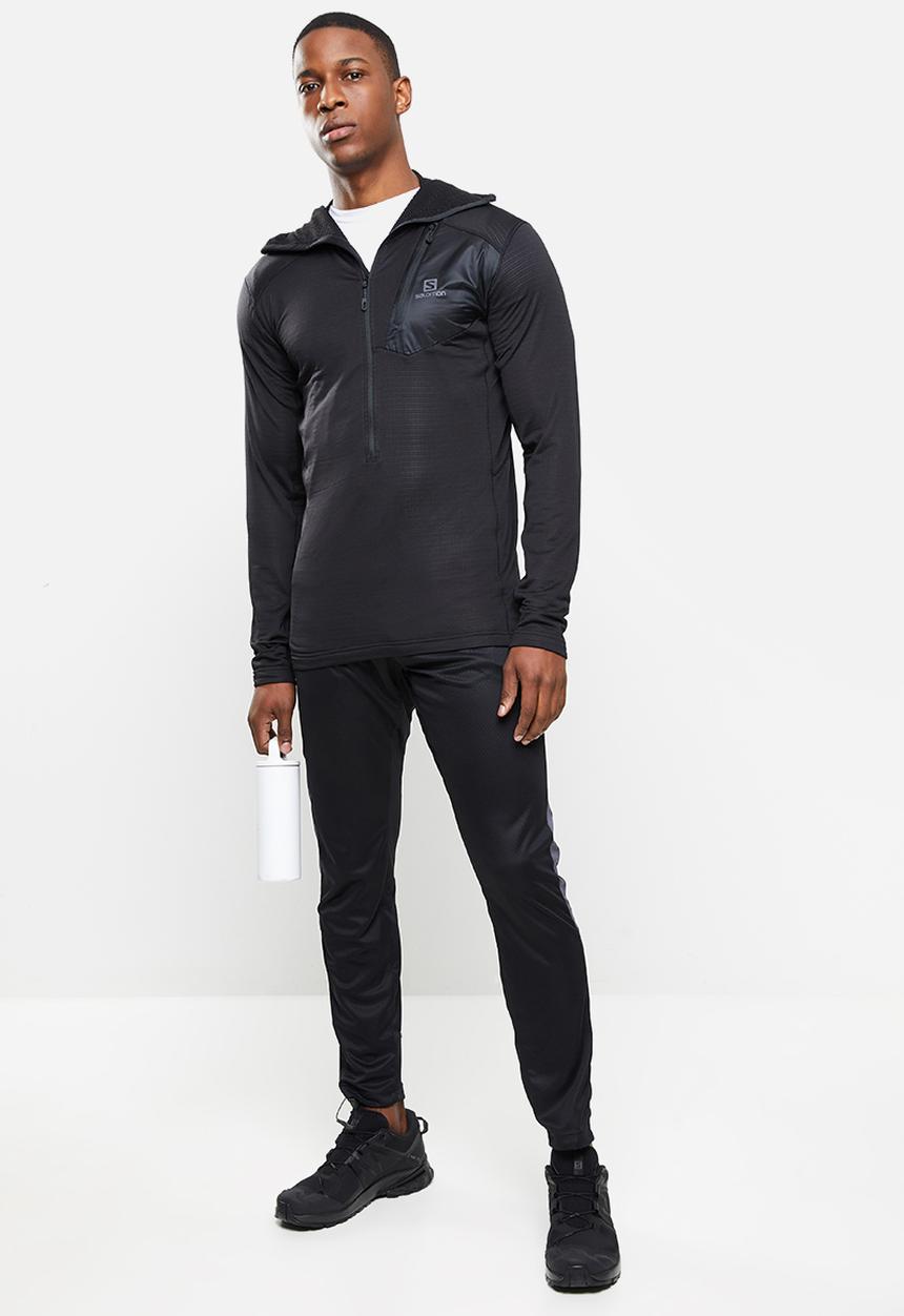Salomon - Grid hz hoodie - black