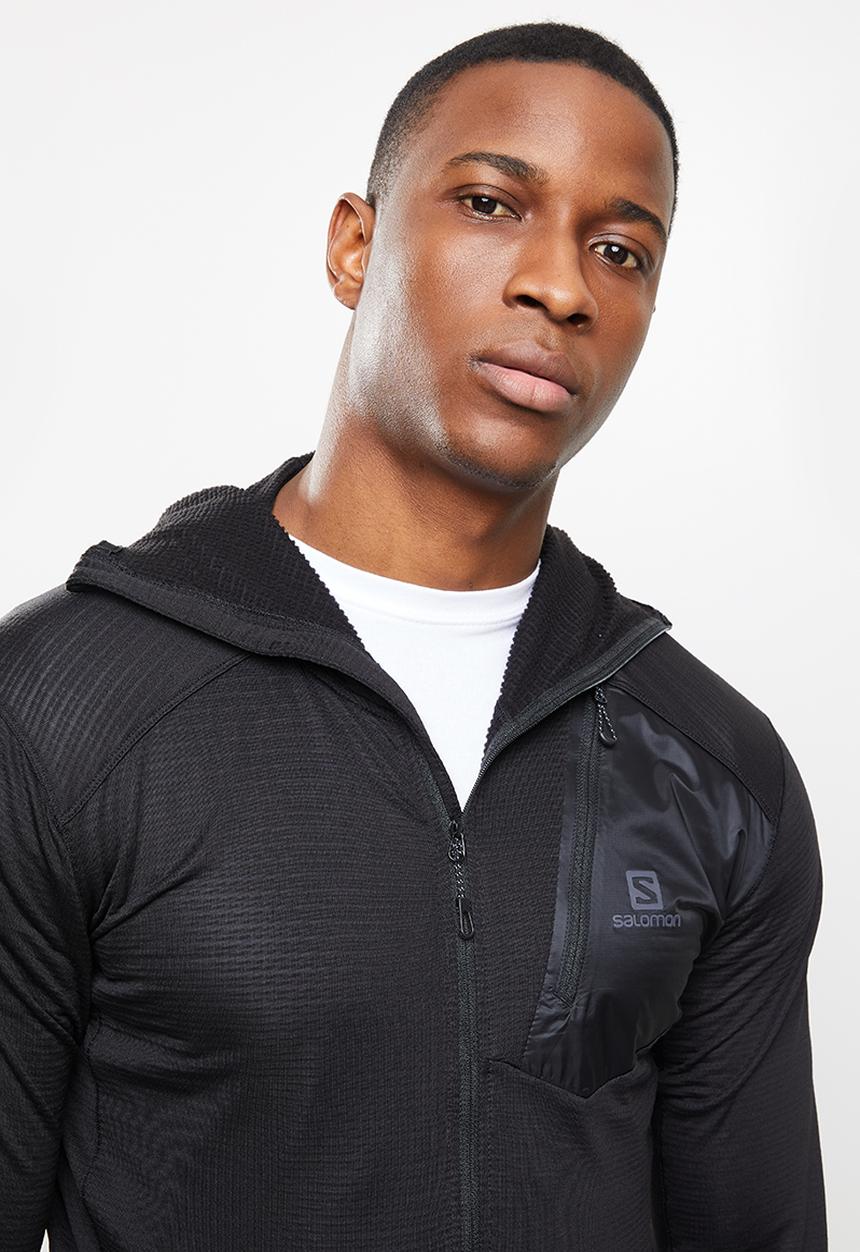 Salomon - Grid hz hoodie - black