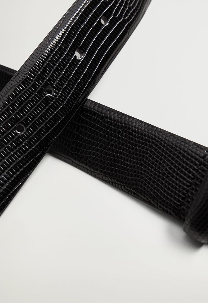 MANGO - Belt rothko - black
